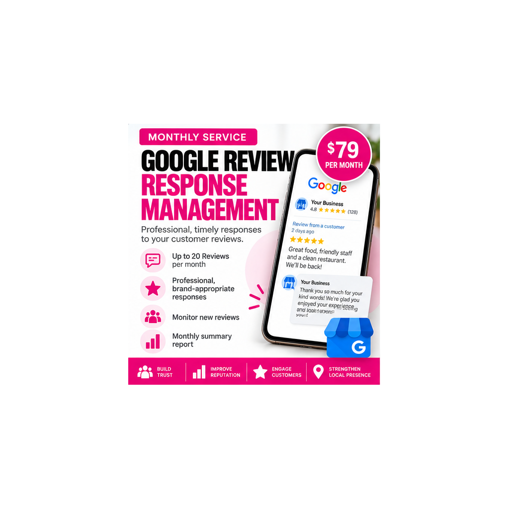 Google Review Response Management — Monthly Service